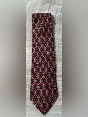 Christian Dior Monsieur Mens Tie Necktie Multicolor Geometric 100% Silk  USA